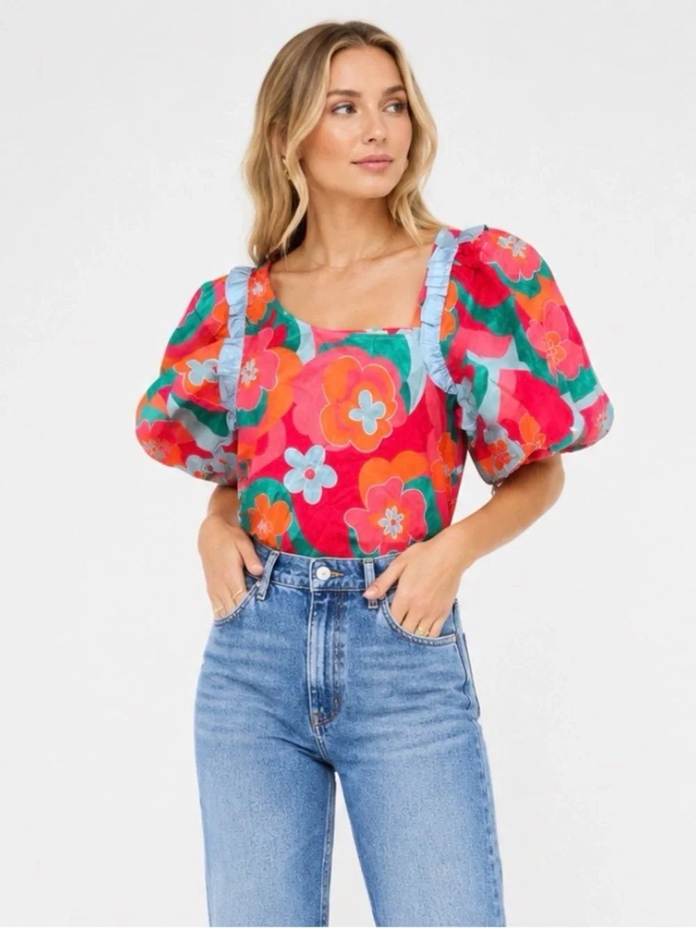 Alden Adair Layla Top in Trippy Size L ~ NWT